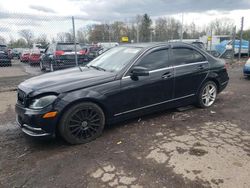 Mercedes-Benz salvage cars for sale: 2013 Mercedes-Benz C 300 4matic