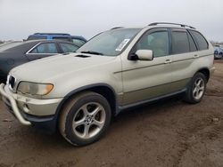 Salvage cars for sale at Elgin, IL auction: 2001 BMW X5 3.0I