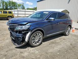 Salvage cars for sale at Spartanburg, SC auction: 2017 Lincoln MKX Reserve