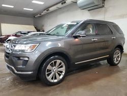 Ford Explorer salvage cars for sale: 2018 Ford Explorer Limited