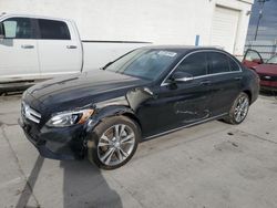 Salvage cars for sale at Farr West, UT auction: 2015 Mercedes-Benz C 300 4matic