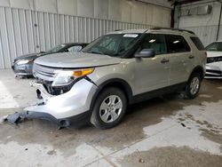 Salvage cars for sale at Franklin, WI auction: 2013 Ford Explorer