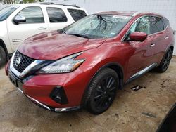 Salvage cars for sale at Bridgeton, MO auction: 2019 Nissan Murano S