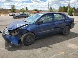 Toyota Corolla ce salvage cars for sale: 2005 Toyota Corolla CE