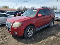 Salvage cars for sale from Copart Columbus, OH: 2010 Mercury Mariner Premier