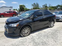 Vehiculos salvage en venta de Copart Opa Locka, FL: 2017 Chevrolet Sonic LT