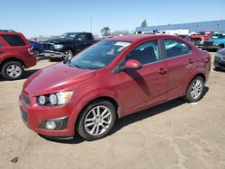 Chevrolet Sonic salvage cars for sale: 2012 Chevrolet Sonic LT