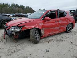 Salvage cars for sale at Mendon, MA auction: 2016 Lexus CT 200