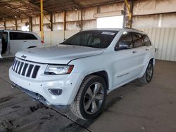 Salvage cars for sale at Phoenix, AZ auction: 2014 Jeep Grand Cherokee Overland