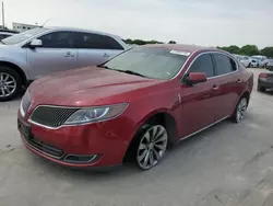 Salvage cars for sale at Grand Prairie, TX auction: 2015 Lincoln MKS
