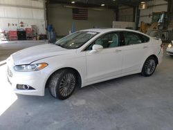 Salvage cars for sale at Greenwood, NE auction: 2015 Ford Fusion Titanium