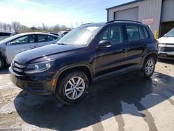 Salvage cars for sale at Duryea, PA auction: 2016 Volkswagen Tiguan S