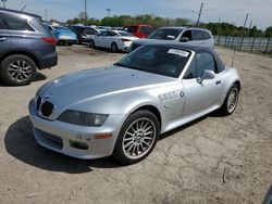 Salvage cars for sale at Indianapolis, IN auction: 2002 BMW Z3 3.0