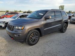 Salvage cars for sale at Kansas City, KS auction: 2018 Jeep Grand Cherokee Trailhawk