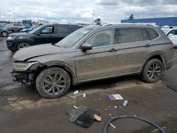 Salvage cars for sale at Woodhaven, MI auction: 2022 Volkswagen Tiguan SE