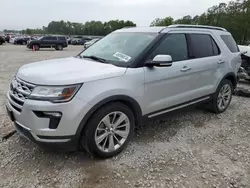 Salvage cars for sale at Houston, TX auction: 2019 Ford Explorer Limited