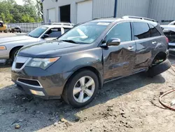 Salvage cars for sale from Copart Savannah, GA: 2010 Acura MDX Technology