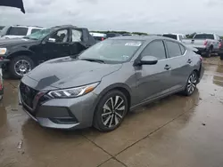 Salvage cars for sale at Grand Prairie, TX auction: 2022 Nissan Sentra SV