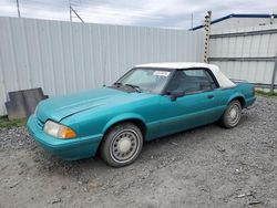 Salvage cars for sale at Albany, NY auction: 1993 Ford Mustang LX