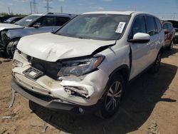 Salvage cars for sale at Elgin, IL auction: 2016 Honda Pilot EXL