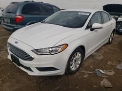 Salvage cars for sale at Elgin, IL auction: 2018 Ford Fusion S