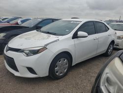 Salvage cars for sale from Copart Houston, TX: 2015 Toyota Corolla L