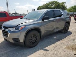 Salvage cars for sale at Oklahoma City, OK auction: 2020 Chevrolet Traverse LS