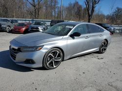 Salvage cars for sale from Copart Albany, NY: 2021 Honda Accord Sport SE