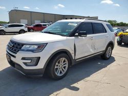 Salvage cars for sale at Wilmer, TX auction: 2017 Ford Explorer XLT