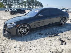 Salvage cars for sale at Loganville, GA auction: 2023 Mercedes-Benz S 580 4matic