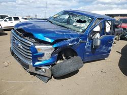 Salvage cars for sale at Brighton, CO auction: 2017 Ford F150 Supercrew