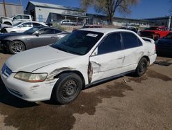 Honda Accord lx salvage cars for sale: 2001 Honda Accord LX