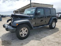 Salvage cars for sale at West Palm Beach, FL auction: 2017 Jeep Wrangler Unlimited Sport