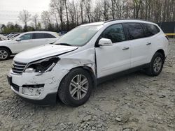 Salvage cars for sale at Waldorf, MD auction: 2017 Chevrolet Traverse LT