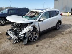 Salvage cars for sale at Woodhaven, MI auction: 2018 Honda CR-V EXL