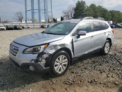 Subaru salvage cars for sale: 2016 Subaru Outback 2.5I Premium