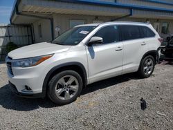 Salvage cars for sale at Earlington, KY auction: 2016 Toyota Highlander Limited
