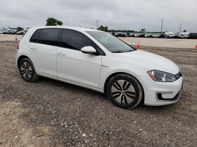 2016 Volkswagen E-GOLF SE