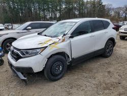 Salvage cars for sale at North Billerica, MA auction: 2021 Honda CR-V EX