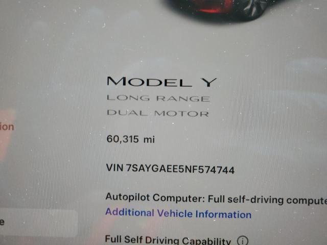 2022 Tesla Model Y