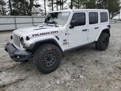 Jeep salvage cars for sale: 2018 Jeep Wrangler Unlimited Rubicon