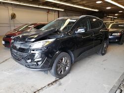 Salvage cars for sale at Wheeling, IL auction: 2014 Hyundai Tucson GLS
