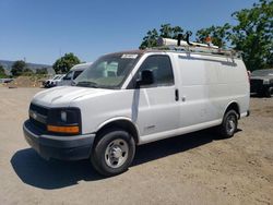 Salvage trucks for sale at San Martin, CA auction: 2006 Chevrolet Express G2500
