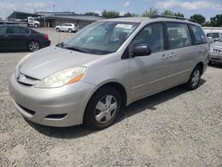 Salvage cars for sale at Sacramento, CA auction: 2008 Toyota Sienna CE