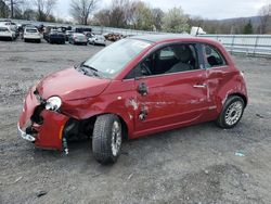 Salvage cars for sale from Copart Grantville, PA: 2012 Fiat 500 Lounge