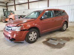 Salvage cars for sale from Copart Lansing, MI: 2012 Dodge Journey SE