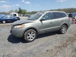 Salvage cars for sale from Copart Grantville, PA: 2007 Hyundai Santa FE SE