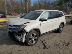Salvage cars for sale at Waldorf, MD auction: 2016 Honda Pilot EXL