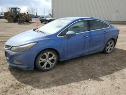 Salvage cars for sale at Rocky View County, AB auction: 2017 Chevrolet Cruze Premier