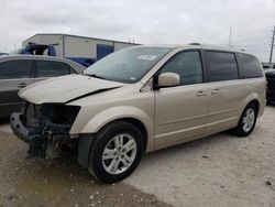 Salvage cars for sale at Haslet, TX auction: 2012 Dodge Grand Caravan Crew